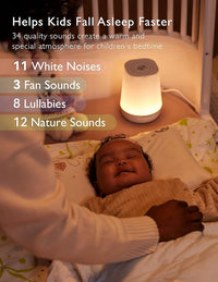 Portable Baby Sound Machine With Night Light
