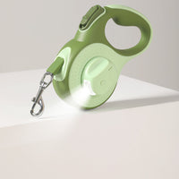 Portable dog walking leash set with chest strap