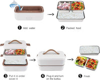 Portable electric lunch warmer for office and travel