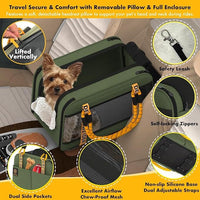 Portable pet armrest seat for small dogs