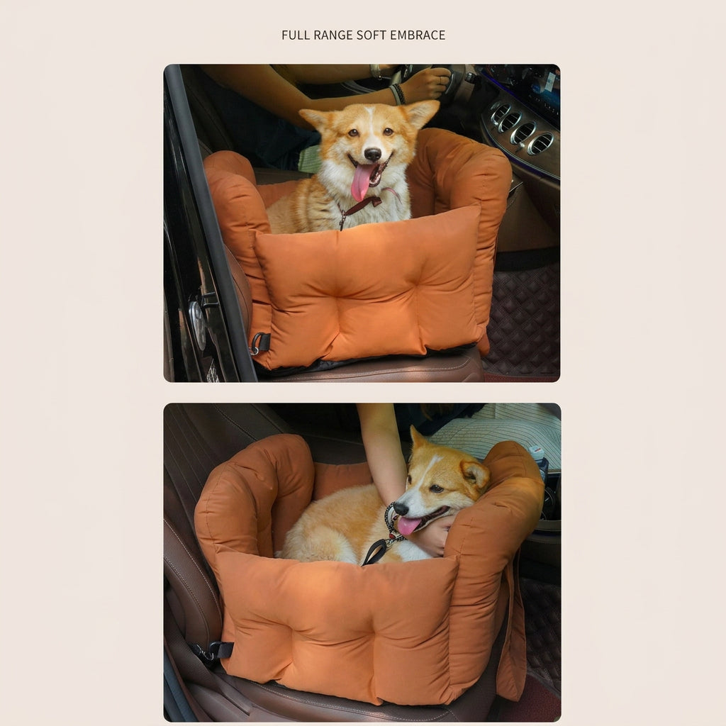 Portable pet car seat bed for small pets