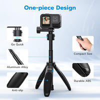 Lightweight and Portable 40cm Selfie Stick Tripod, Perfect for Travel and Outdoor Adventures