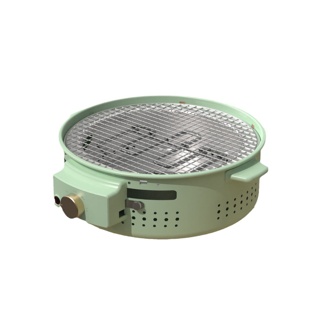 Round Portable Electric Oven & Dual-Purpose Cooking Stove