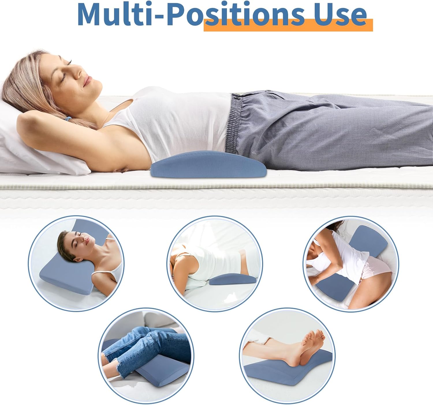 Lightweight lumbar cushion suitable for home and travel use