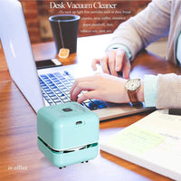 Rechargeable Desk Sweeper for Crumbs, Dust & Eraser Waste