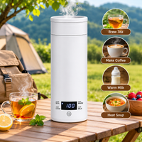 Compact Electric Water Heating Cup for Office & Travel