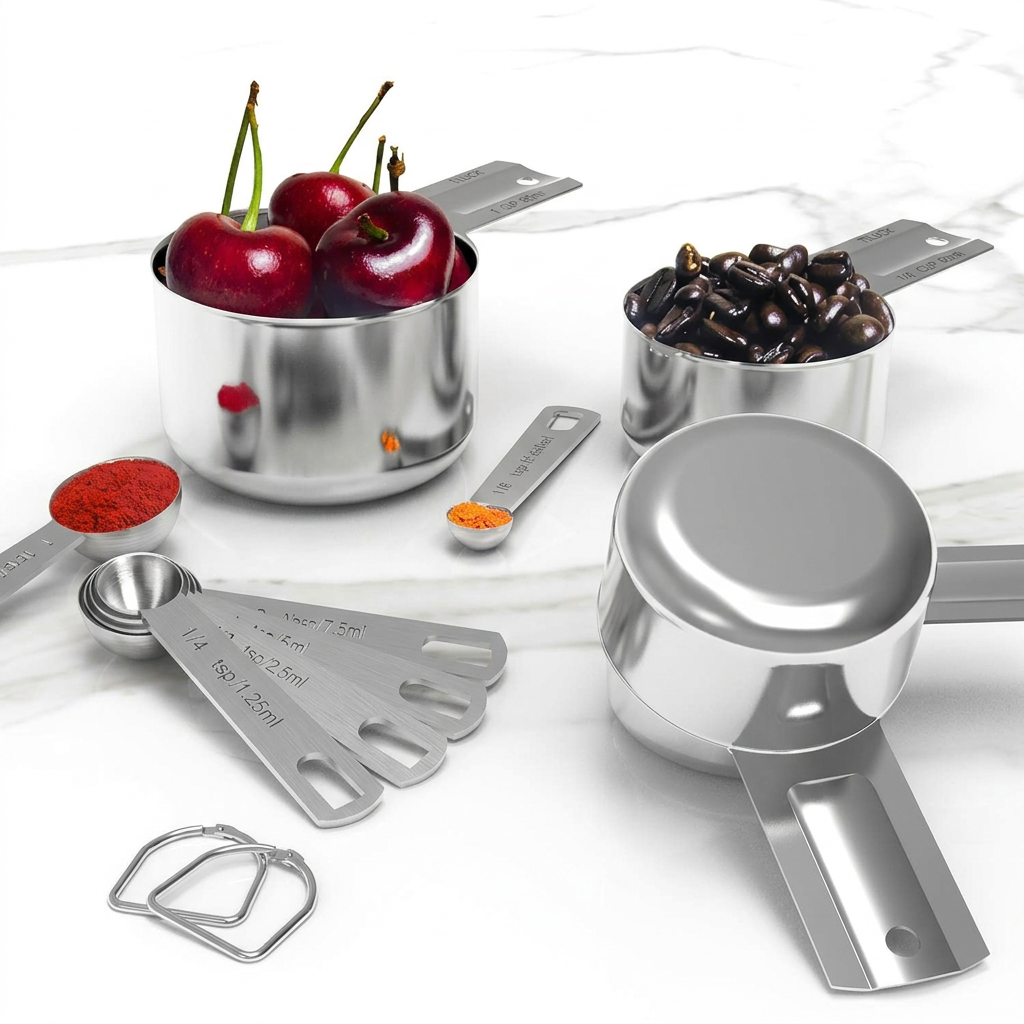 Durable Stainless Steel Measuring Spoons