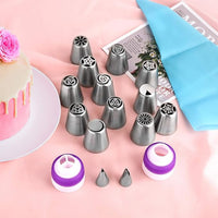 Stainless steel Russian piping tips set