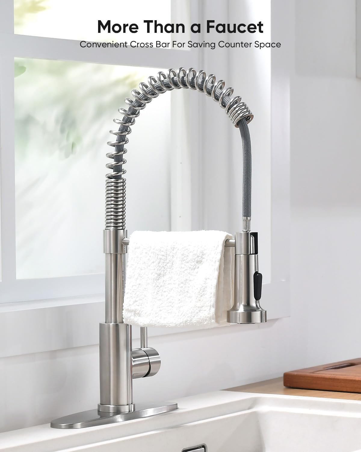 Brushed Nickel Stainless Steel Faucet