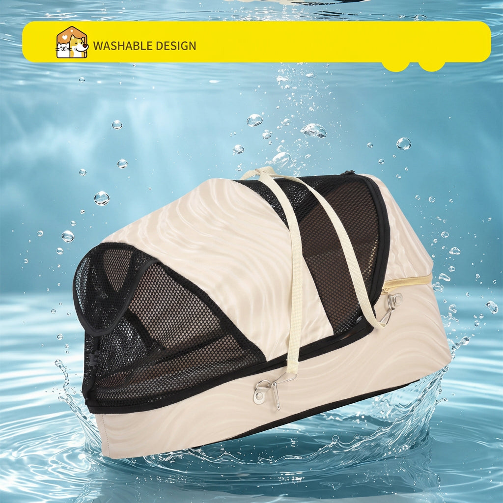 Puppy bike pet carrier for outdoor cycling