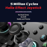 gaming controller RGB lighting colorful design close view