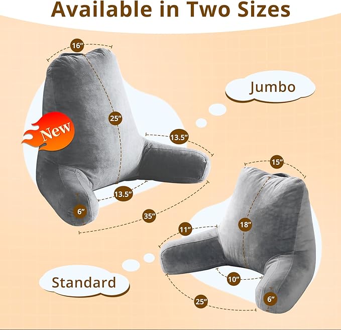Bed back cushion for indoor seating setup