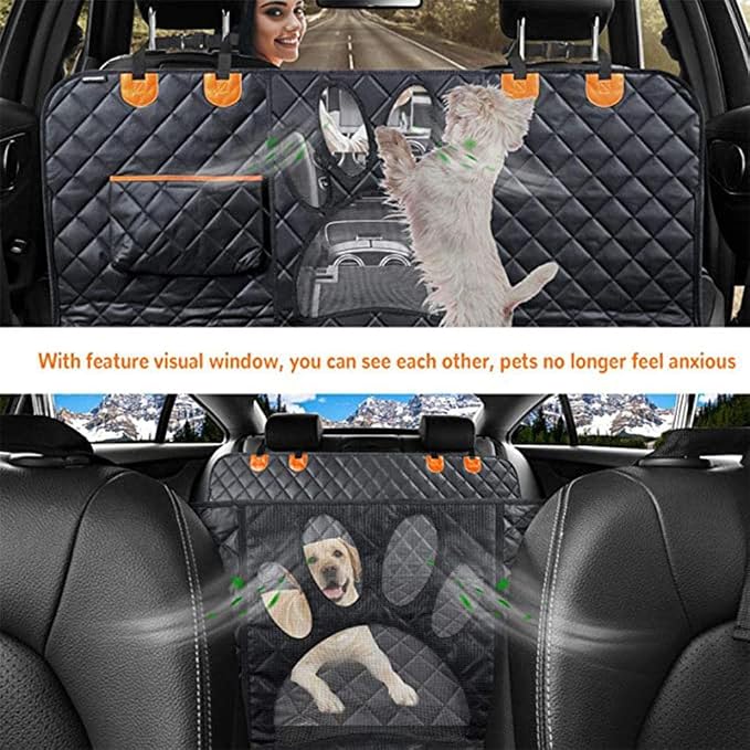 Rear seat dog cover for everyday pet travel