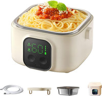 Rechargeable electric heated lunch box with 800ML capacity