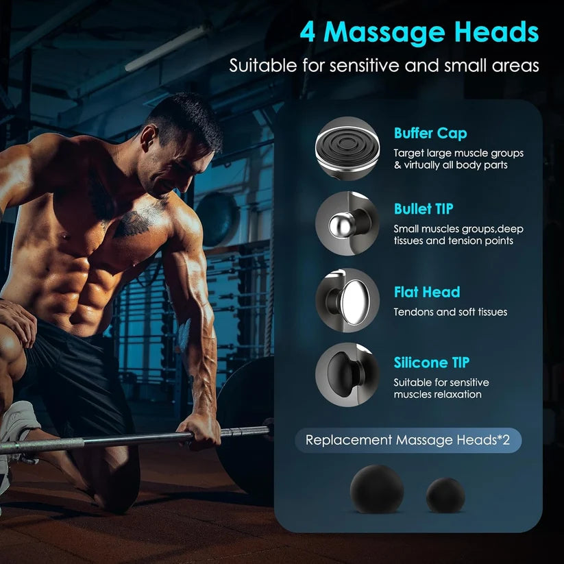 Rechargeable massage device bundle with handheld and upper body accessories