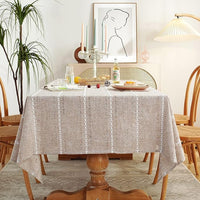 Washable Farmhouse Dining Room Table Cover