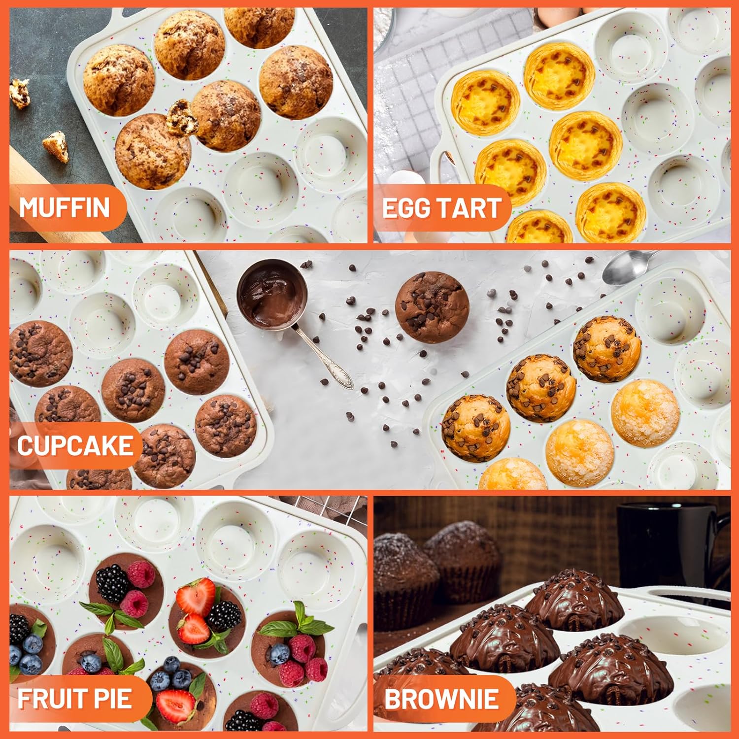Nonstick 12 Cup Cupcake Pan