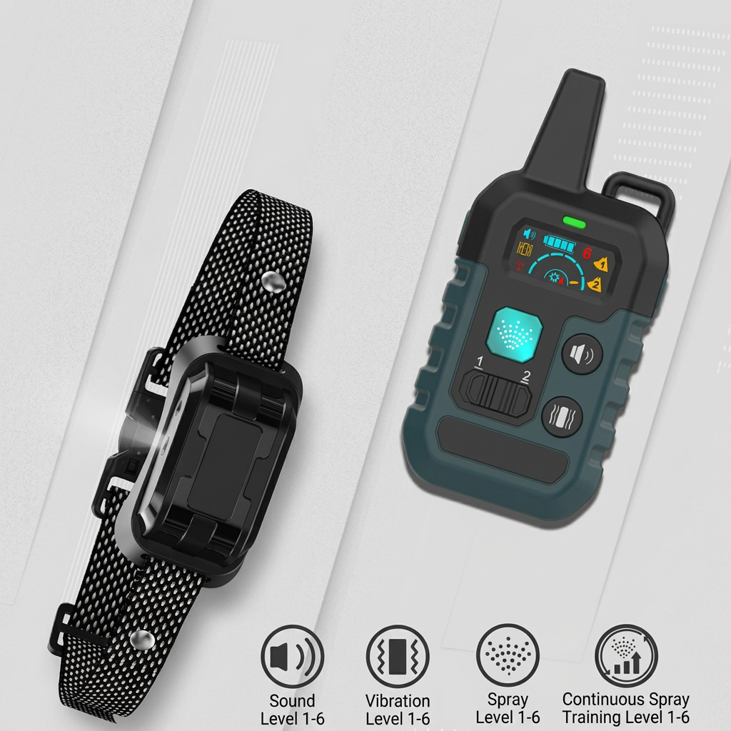 Remote dog training collar for supervised training sessions