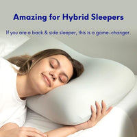 Bed pillow with removable outer cover for simple cleaning