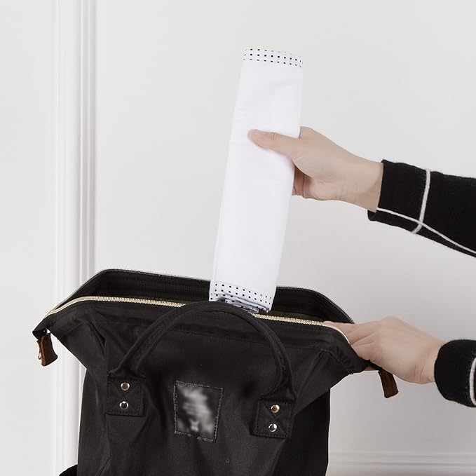 Reusable waterproof changing liners, machine washable and eco-friendly for easy diaper changes.