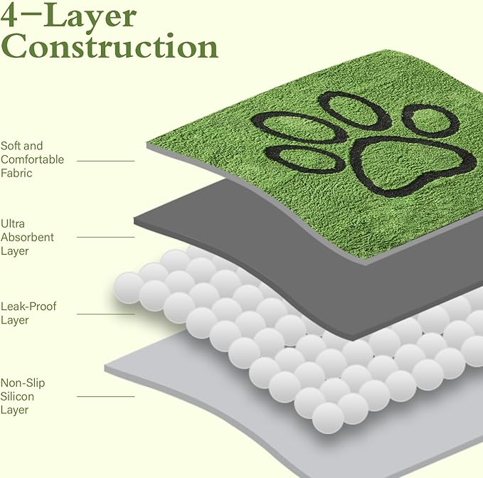 Leakproof puppy pee pads with waterproof