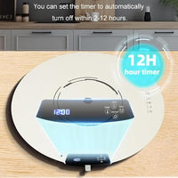 Travel-Friendly Foldable Food Warming Tray with Adjustable Heat