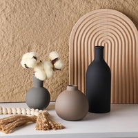 Neutral Ceramic Vase Set for Modern Interiors