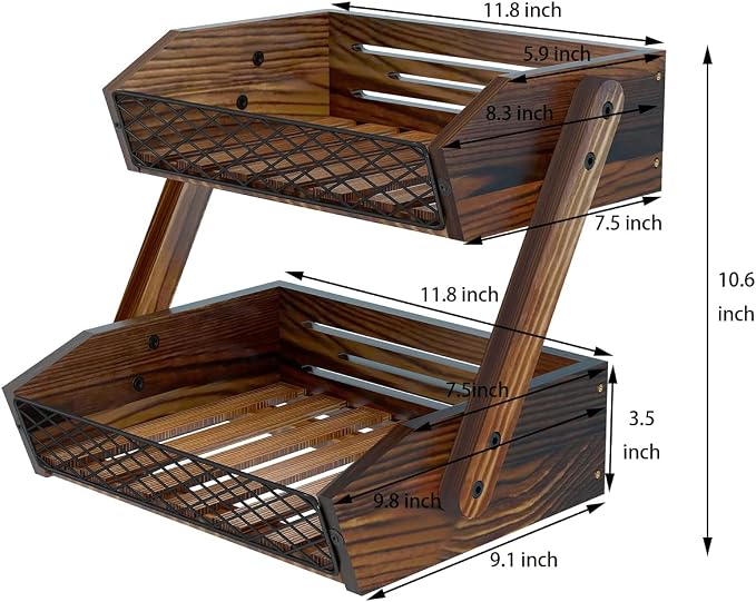 Kitchen Counter Organiser for Onions and Potatoes