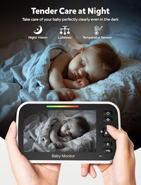 Secure No WiFi Baby Monitor With Audio And Camera