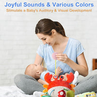 Sensory development baby toys, designed to entertain and stimulate babies during car trips.