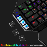 compact USB wired gaming keyboard for professional gamers
