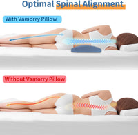 Side sleeper support cushion for comfortable bed rest