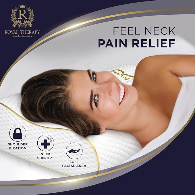 Contour pillow suitable for side sleeper resting position