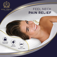 Contour pillow suitable for side sleeper resting position