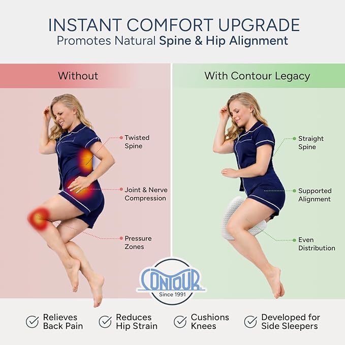 Knee Pillow for Spine Alignment