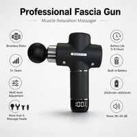 Silent operation handheld massager for quiet home muscle relaxation