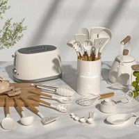 33 Piece Silicone Kitchen Utensil Set With Holder