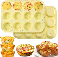 Silicone Muffin Pan 12 Cavity Nonstick