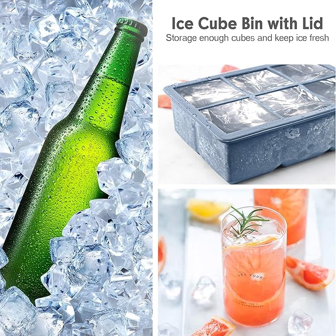BPA Free Ice Cube Tray for Drinks and Cocktails