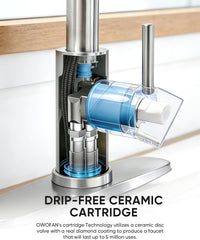 Modern Stainless Steel Kitchen Mixer Tap