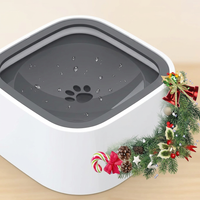 Slow feeder pet water bowl controlled drinking for dogs
