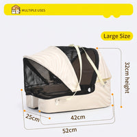Bicycle basket designed for carrying small dogs
