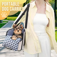 Small dog car seat with padded cushion