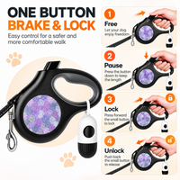Pet walking leash for small dogs and cats up to 26 lbs