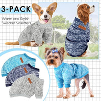 Small Dog Winter Sweater Outfit, Perfect for Cold Weather