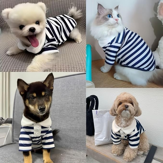 Comfortable and Fashionable Polo Shirt for Small and Medium-Sized Dogs