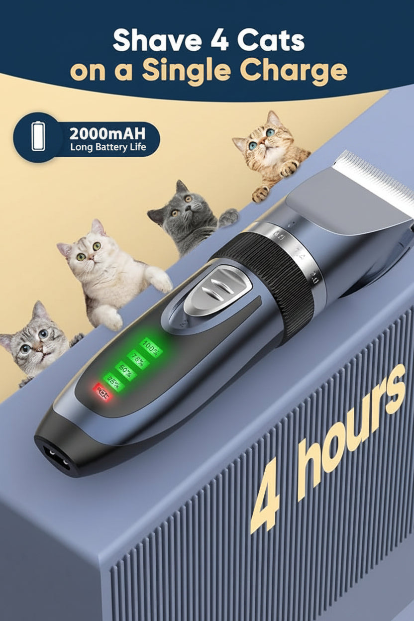 Small Pet Grooming Clipper For Regular Coat Trimming