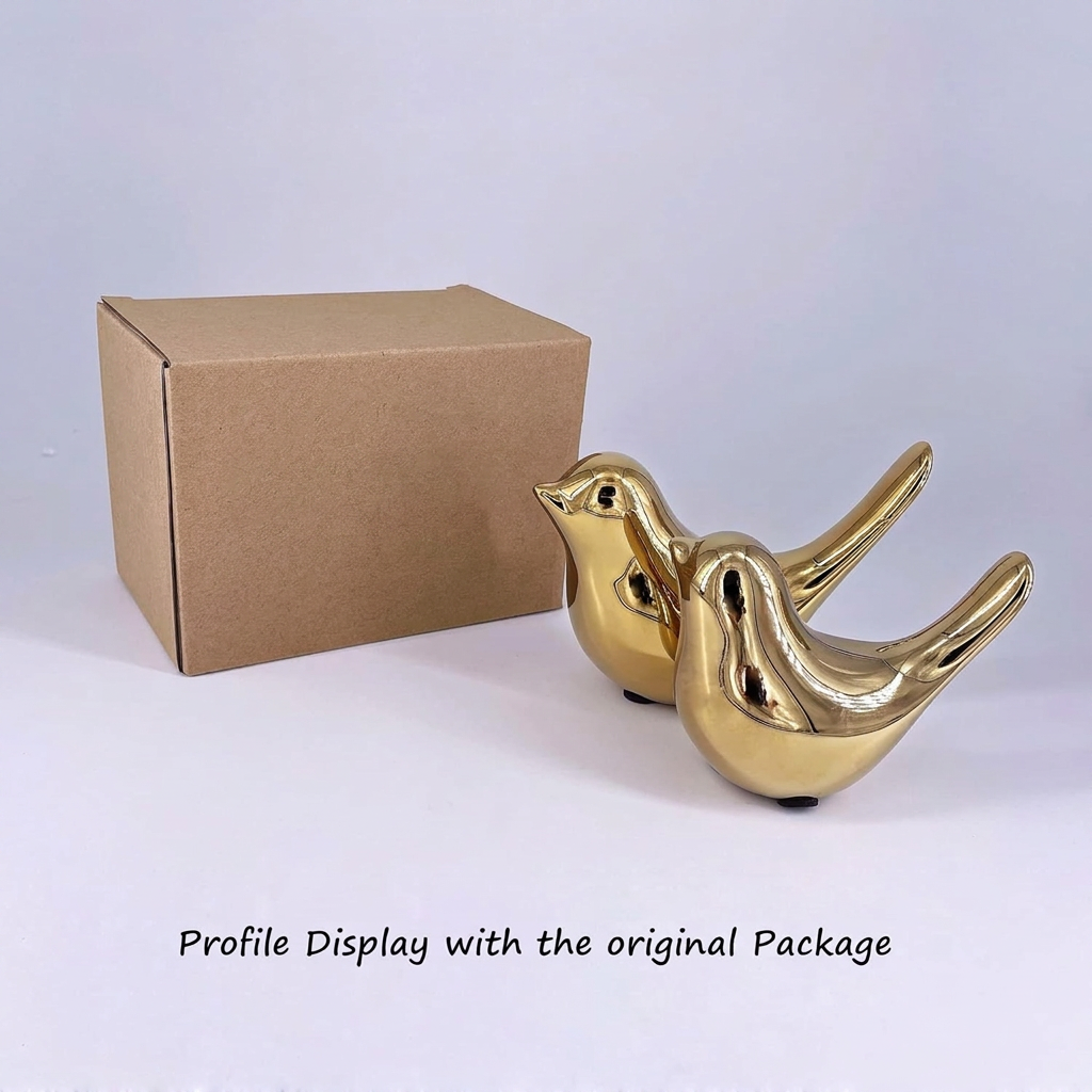 Small Bird Decor Statues
