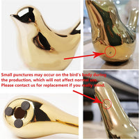 Gold Bird Ornaments
