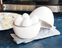 small microwave egg cooker for compact kitchen storage